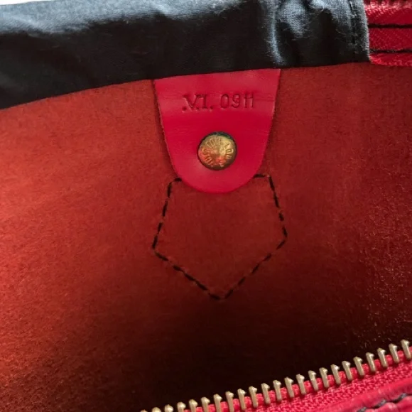 Louis Vuitton Castilian Red Speedy 35 - Picture 16 of 16